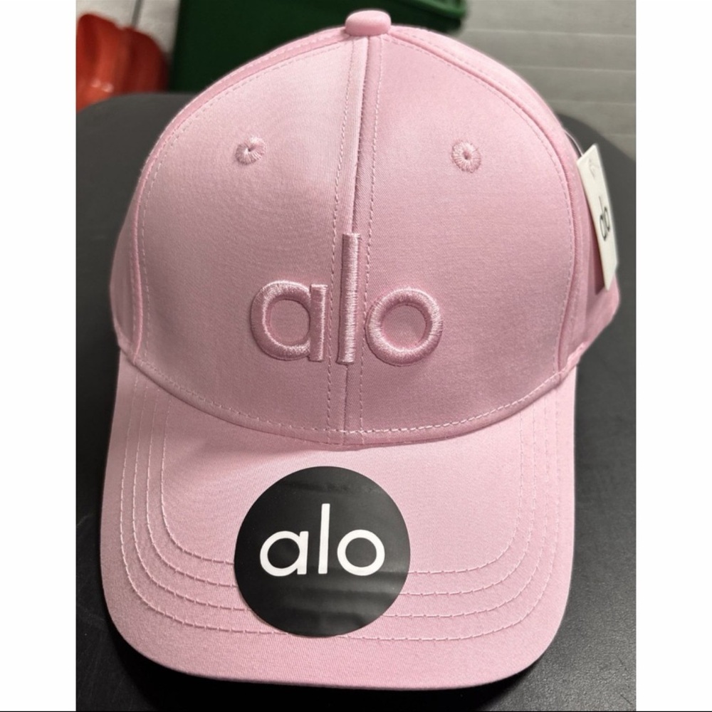 ALO Yoga Pink Baseball Cap rare color